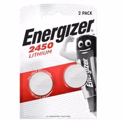 Energizer CR2450, Batterie à usage unique, CR2450, Lithium, 3 V, 2 pièce(s), 620 mAh