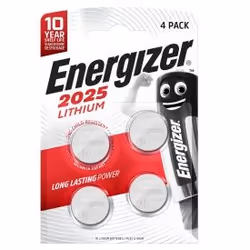 Energizer CR2025, Batterie à usage unique, CR2025, Lithium, 3 V, 4 pièce(s)