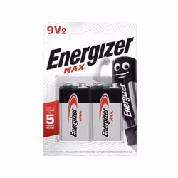 Nom du produit : Lot de 2 piles Nom de la série : Max power Marque du produit : ENERGIZER Nombre de piles : 2 Nom des piles : ...
