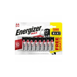 Energizer - Blister 8 + 4 piles max type lr6 (aa)
