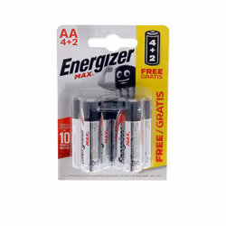 Pack piles Energizer Max Power LR06 Aa x 6 u