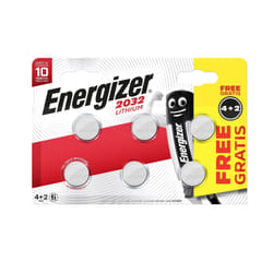 Lot De 4 + 2 Piles Bouton Cr2032 / Dl2032 Ultimate Lithium, 3 V
