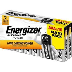 Energizer - Alcaline Power 16 piles AAA Family Pack