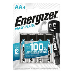 Energizer Max Plus AA4 Batterie à usage unique AA Alcaline