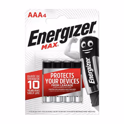 Energizer MAX – AAA, Batterie à usage unique, AAA, Alcaline, 4 pièce(s)