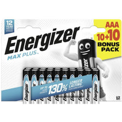 Energizer - Max Plus Pile LR3 (aaa) alcaline(s) 1.5 v 20 pc(s)
