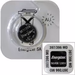 Energizer 397/396, Batterie à usage unique, Argent-Oxide (S), 1,55 V, 1 pièce(s), 32 mAh, Argent