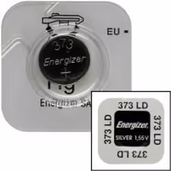 Energizer 373, Batterie à usage unique, Argent-Oxide (S), 1,55 V, 1 pièce(s), 30 mAh, Argent
