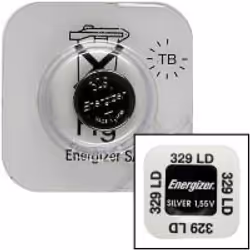 Energizer 329, Batterie à usage unique, Argent-Oxide (S), 1,55 V, 1 pièce(s), 40 mAh, Argent