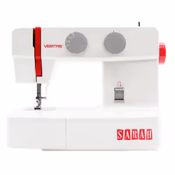 Veritas 7640105923373, Rouge, Blanc, Machine à coudre automatique, coudre, Étape 4, 4 mm, Rotatif