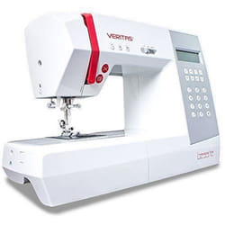 Machine à coudre - Veritas - Bessie - Plastique/Metal - Blanc/Rouge - 42x16x30cm
