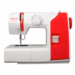 Veritas Marie, Rouge, Blanc, Machine à coudre automatique, Ignorer, coudre, Étape 4, 750 SPM, Electrique