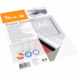 Peach 510013, A4, Transparent, Angles droits, 0,18 mm, 100 pièce(s)