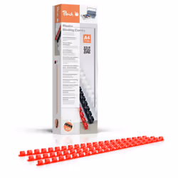 Peach 510074, Reliure par anneaux, Rouge, 45 feuilles, A4, 8 mm