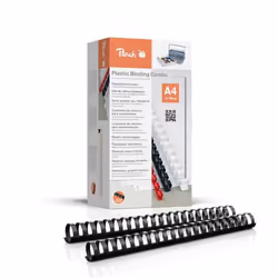 Peach 510146, Reliure par anneaux, Noir, 310 feuilles, A4, 3,2 cm, 50 pièce(s)