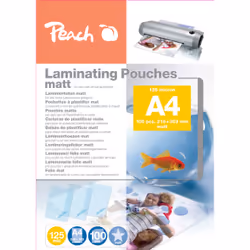 Peach 510621, Mat, A4, 216 mm, 303 mm, 100 pièce(s)