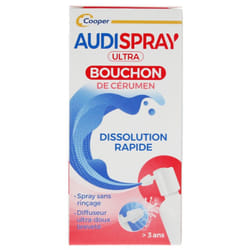 Audispray Ultra Bouchons de Cérumen 20 ml