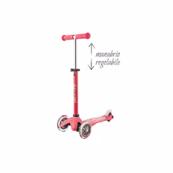 Micro Mobility Mini Micro Deluxe Enfants Trottinette à trois roues Rose - Vue supplémentaire 5