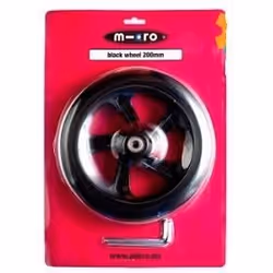 Piece detachee Trottinette Roue 200mm Noire