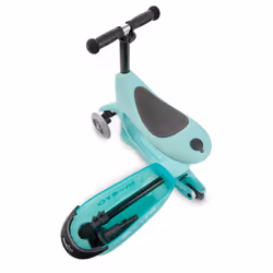 Micro Mobility Micro Mini2go Deluxe Plus Mint Enfants Trottinette à trois roues Noir, Turquoise