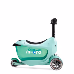Micro Mobility Micro Mini2go Deluxe Plus Mint Enfants Trottinette à trois roues Noir, Turquoise - Vue supplémentaire 4