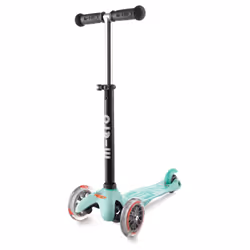 Micro Mobility Micro Mini2go Deluxe Plus Mint Enfants Trottinette à trois roues Noir, Turquoise - Vue supplémentaire 5