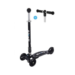 Trottinette - MICRO Kickboard Compact Noir - 3 roues - Pour Enfant - Loisir