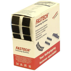 B20-SQ999905 Pastilles carrées auto-agrippantes hotmelt à coller partie velours et partie agrippante (l x l) 2 - Fastech