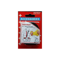 Fastech - 680-330C Bande auto-agrippante à coudre partie velours et partie agrippante (l x l) 1000 mm x 20 mm noir 1 paire(s) S26673
