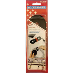 Fastech - 696-330C Bande auto-agrippante pour grouper partie velours et partie agrippante (l x l) 5000 mm x 10 mm noir 5