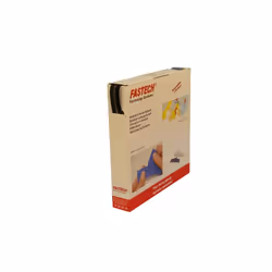FASTECH B10-SKL999925, Universel, Velcro, Noir, 25 m, 10 mm