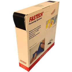 Fastech - B50SKL01E999925 Bande auto-agrippante hotmelt à coller partie crochets, extra-fort (l x l) 25000 mm x 50 mm noir 25 m S20818