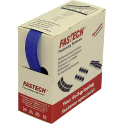 Fastech - B20-STD-H-042605 Bande auto-agrippante à coudre partie crochets (l x l) 5 m x 20 mm bleu 5 m