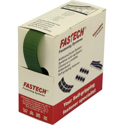 Fastech - B25-STD-H-033505 Bande auto-agrippante à coudre partie crochets (l x l) 5 m x 25 mm vert 5 m