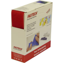 Fastech - B50-STD-L-133910 Bande auto-agrippante à coudre partie velours (l x l) 10 m x 50 mm rouge 10 m