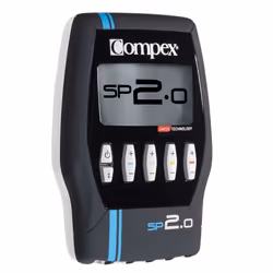 Compex SP 2.0 stimulateur musculaire électronique Electrodes 4 canaux Noir, Bleu, Gris - Vue supplémentaire 2