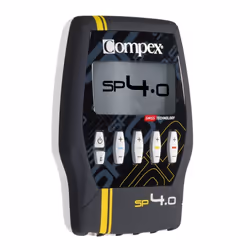 Compex SP 4.0 stimulateur musculaire électronique Electrodes 4 canaux Noir, Gris, Jaune