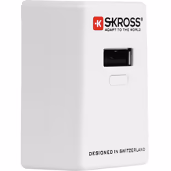Skross SKR1302160, 1200 mAh, Lithium Polymère (LiPo), 3,7 V, Blanc