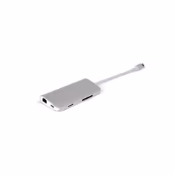 LMP 14368 station d'accueil USB 3.2 Gen 1 (3.1 Gen 1) Type-C Argent, Blanc