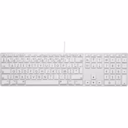 Clavier USB - LMP - KB-1243-BIG - Grands caractères - Aluminium anodisé - 110 touches ISO