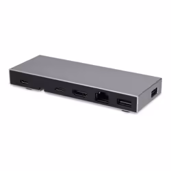 LMP 24418, Station d'accueil, USB 3.2 Gen 1 (3.1 Gen 1) Type-C, 100 W, 10,100,1000 Mbit/s, Noir, Gris, 40 Gbit/s