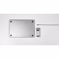 LMP 24418 station d'accueil USB 3.2 Gen 1 (3.1 Gen 1) Type-C Noir, Gris