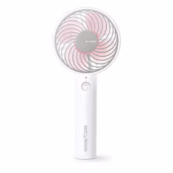 Stylies Lacerta, Rose, Blanc, Ventilateur portable, Lithium-Ion (Li-Ion), 2500 mAh, 37 mm, 88 mm