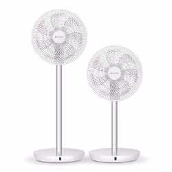 Stylies Tukan, Ventilateur à lame domestique, Blanc, Sol, Table, 1800 m³/h, 90°, 280 - 560 mm