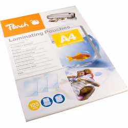 Peach PPR525-02, Transparent, A4, 25 pièce(s)