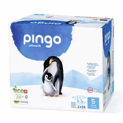 Pingo PI_0501, Garçon/Fille, Couche avec élastiques, 12 kg, 25 kg, 12 h, Suisse