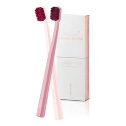 Swiss Smile nuance nude 1 brosse à dents tonalité fleur de cerisier et 1 porcelaine