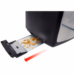 Trisa Electronics Crispy Snack 8 4 part(s) 600 W Noir, Argent
