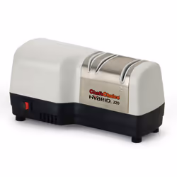 Chef’sChoice Hybrid Diamond Hone 220 Aiguiseur couteau électrique Noir, Acier inoxydable, Blanc