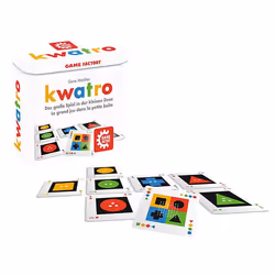Game Factory Kwatro 30 min Jeu de cartes